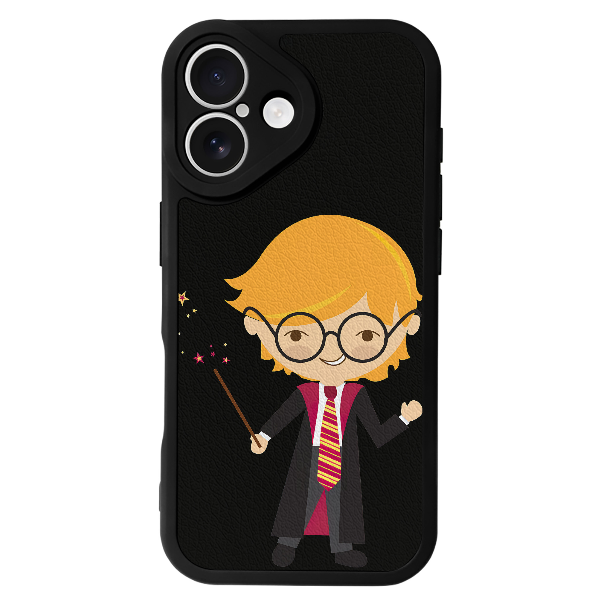 （画像用） Harry Potter ハリー・ポッターシリーズ 【iPhone 16シリーズ対応】シリコンスマホケース（レザー調） 材質：シリコン
